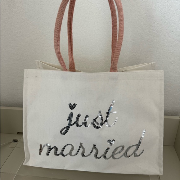 Just Married Tote - Picture 1 of 5